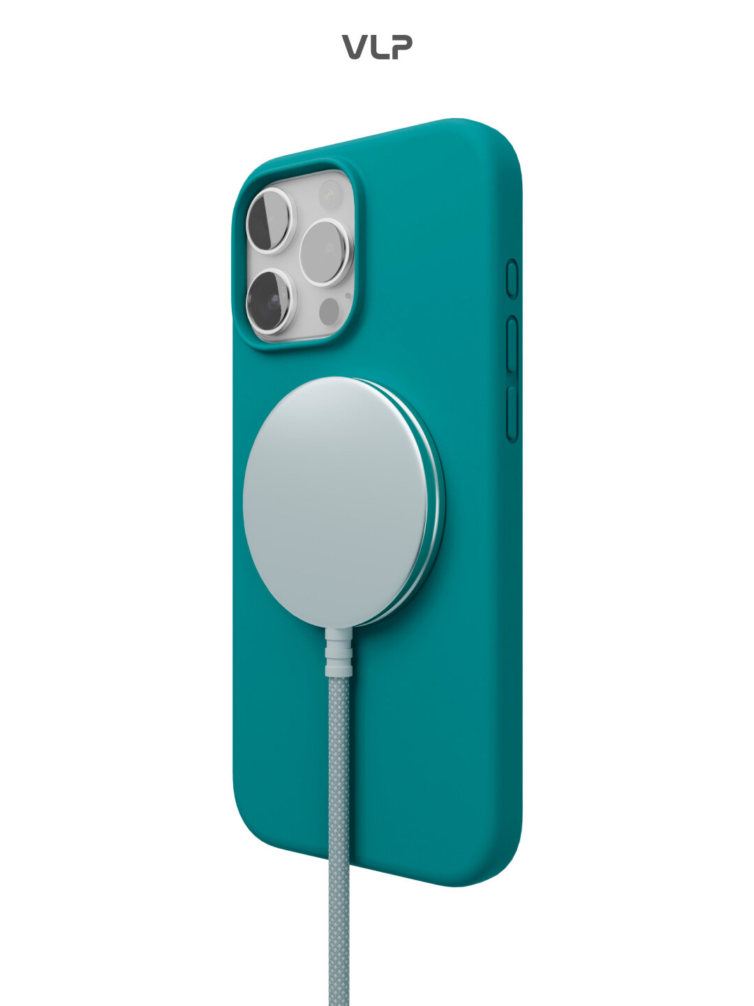 Чехол на iPhone 16 Pro с MagSafe VLP Aster Case, зеленый — фото 1