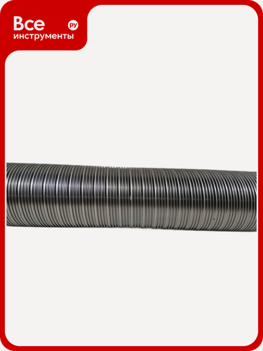 Изображение товара Газоход гибкий гофрированный 80 мм, L 2 м, нержавеющая сталь, до 700 градусов виенто 80ВС-2 для использования