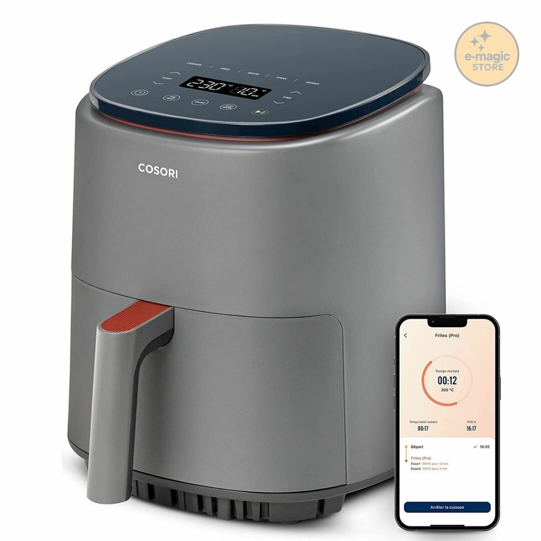 COSORI Аэрогриль LITE SMART 3.8 LT, серый