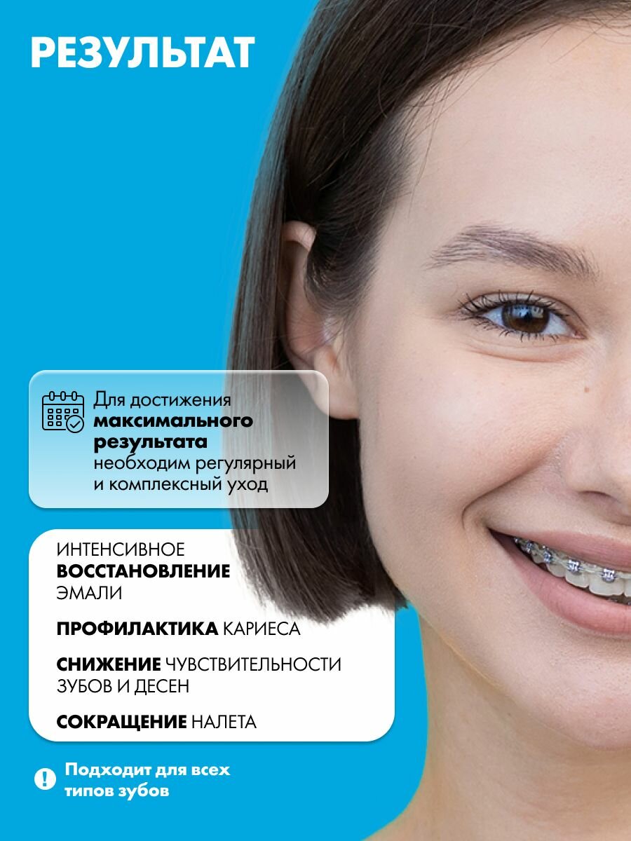 Картинки ART&FACT. Oral Care / Зубной реминерализующий гель для восстановления эмали с ксилитолом 1%, кальцием 0,1%, 30 мл