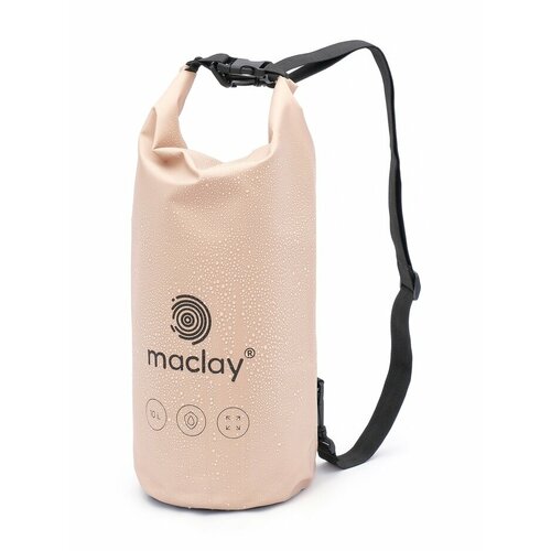 фото Гермомешок туристический maclay, 10 л, 500d, с лямкой, цвет микс