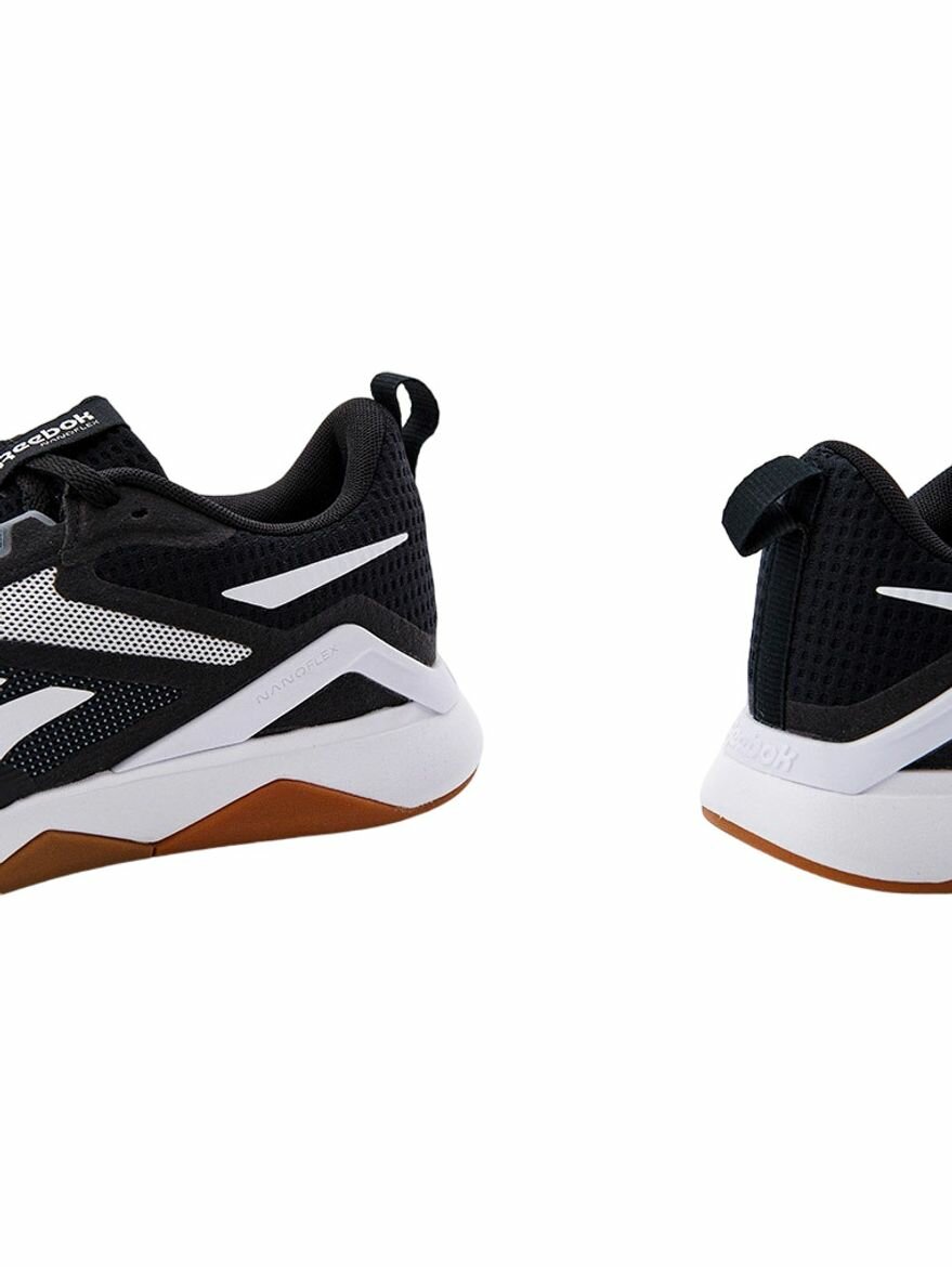 Кроссовки Reebok Nanoflex TR 2, полнота F, размер 8 US, черный/белый — фото 1