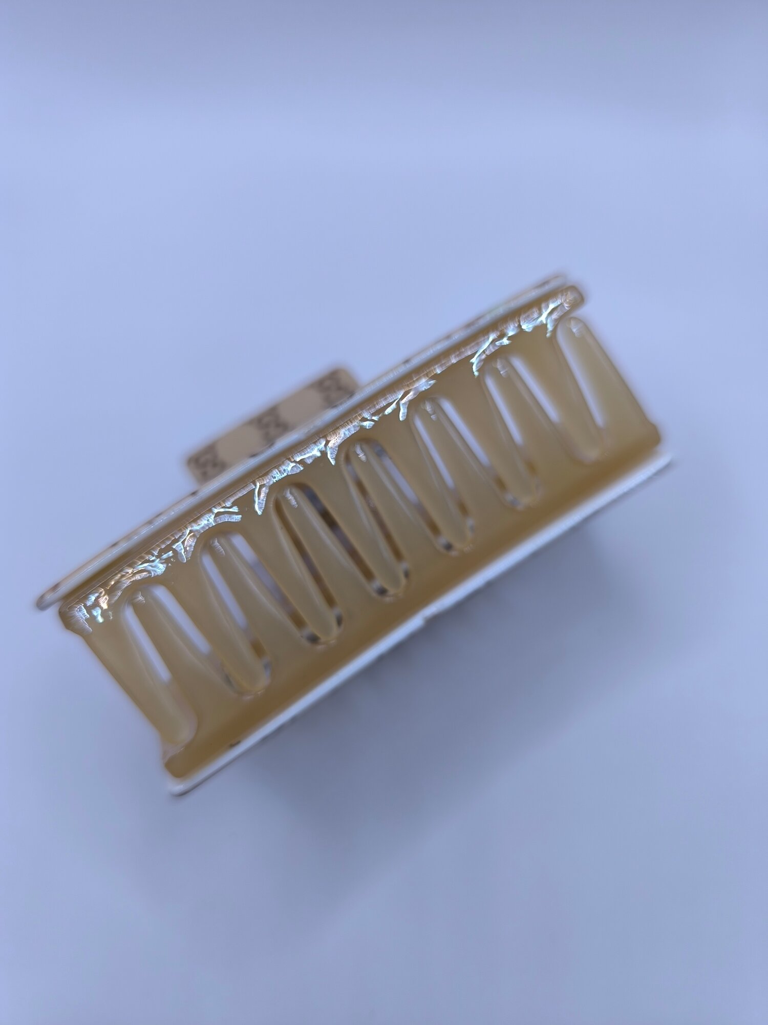 Заколка-краб, для волос, длина 8,5см, для девочек и девушек, пластик — фото 1