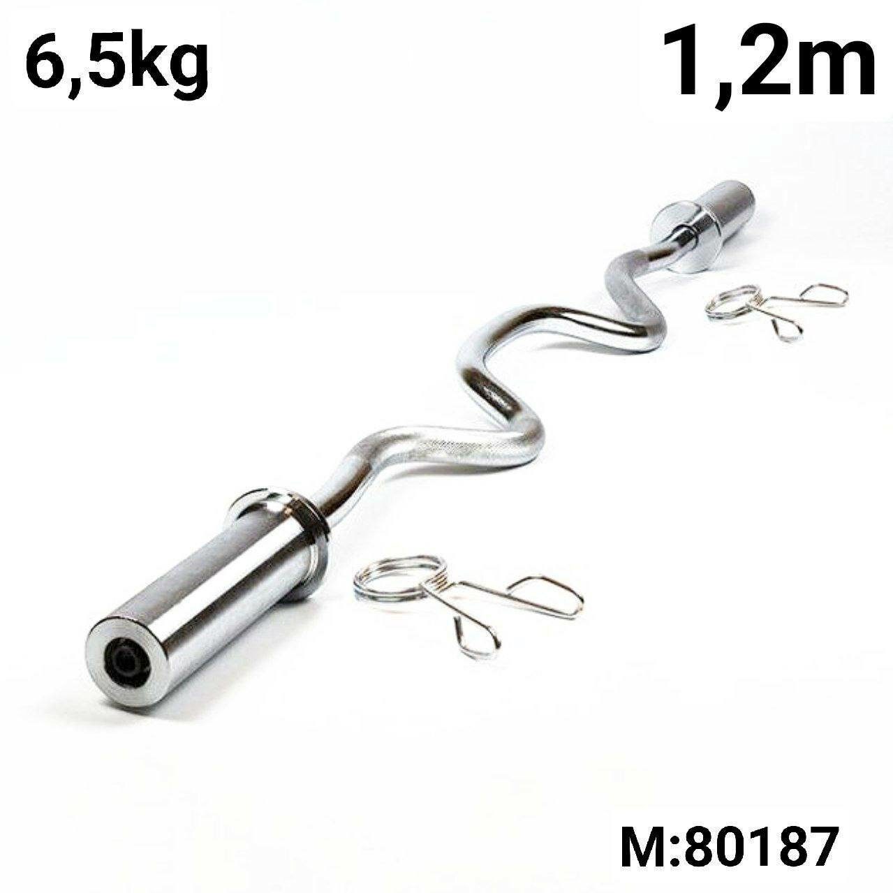 Гриф зигзак для штанги 120 см весь 6 кг