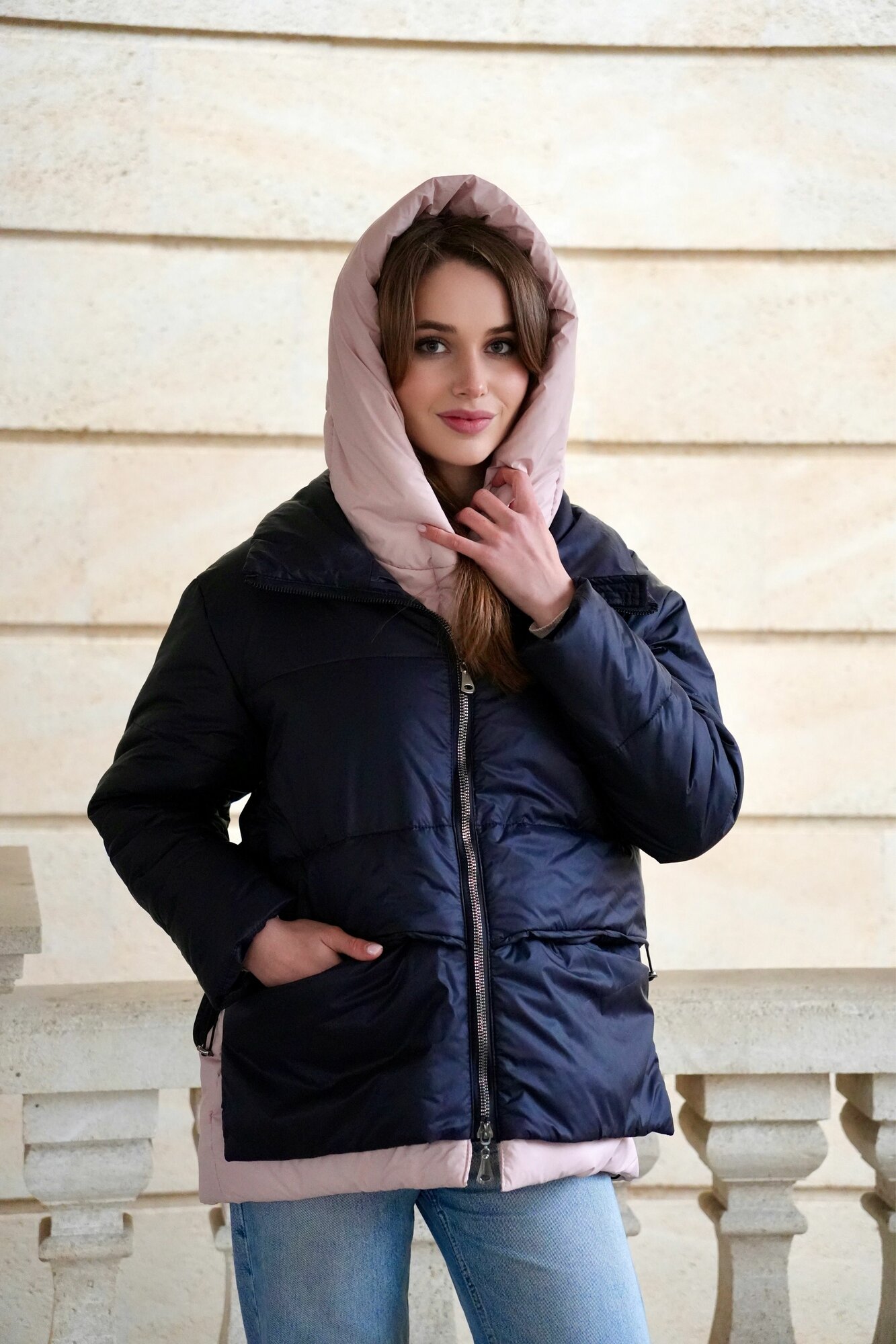 Куртка сноубордическая  Базовая коллекция, размер M, пыльная роза — фото 1