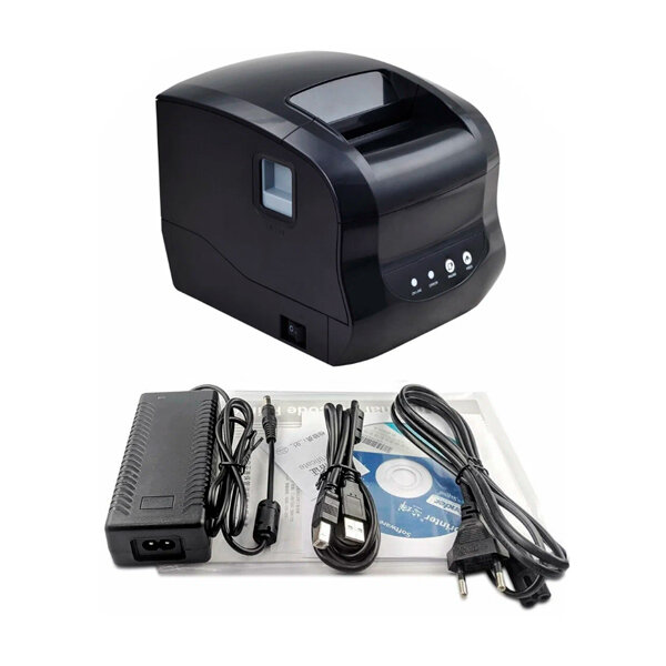 Термопринтер этикеток Xprinter, XP-365B, USB, печать штрих-кодов и наклеек — фото 1