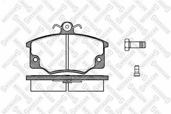 STELLOX Тормозные колодки передние для Fiat Tempra 1.4i-1.9D/TD 89-96