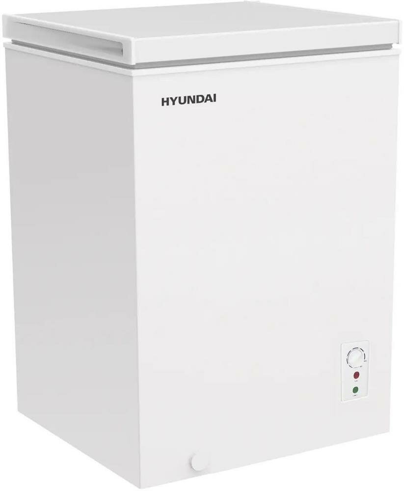 Морозильная камера (ларь) HYUNDAI CH10081 ручная разморозка объем 112 л белый