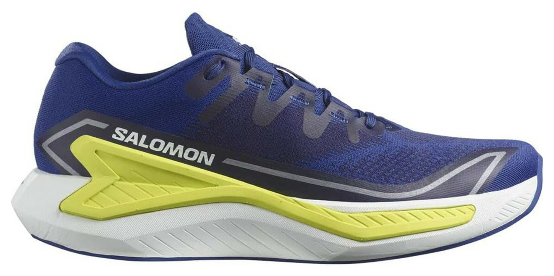 Кроссовки Salomon, размер 11 UK, черный, синий, желтый