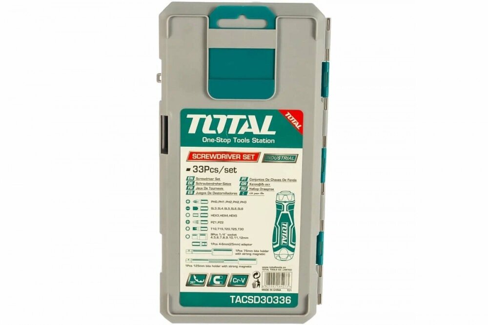 Набор отверток 33 шт TOTAL TACSD30336 — фото 1