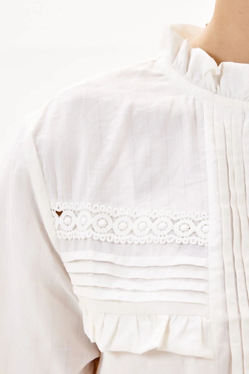 Блуза Selfie, размер L, белый — фото 1