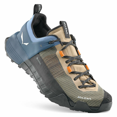 фото Ботинки salewa, размер 8,5 uk, синий, коричневый