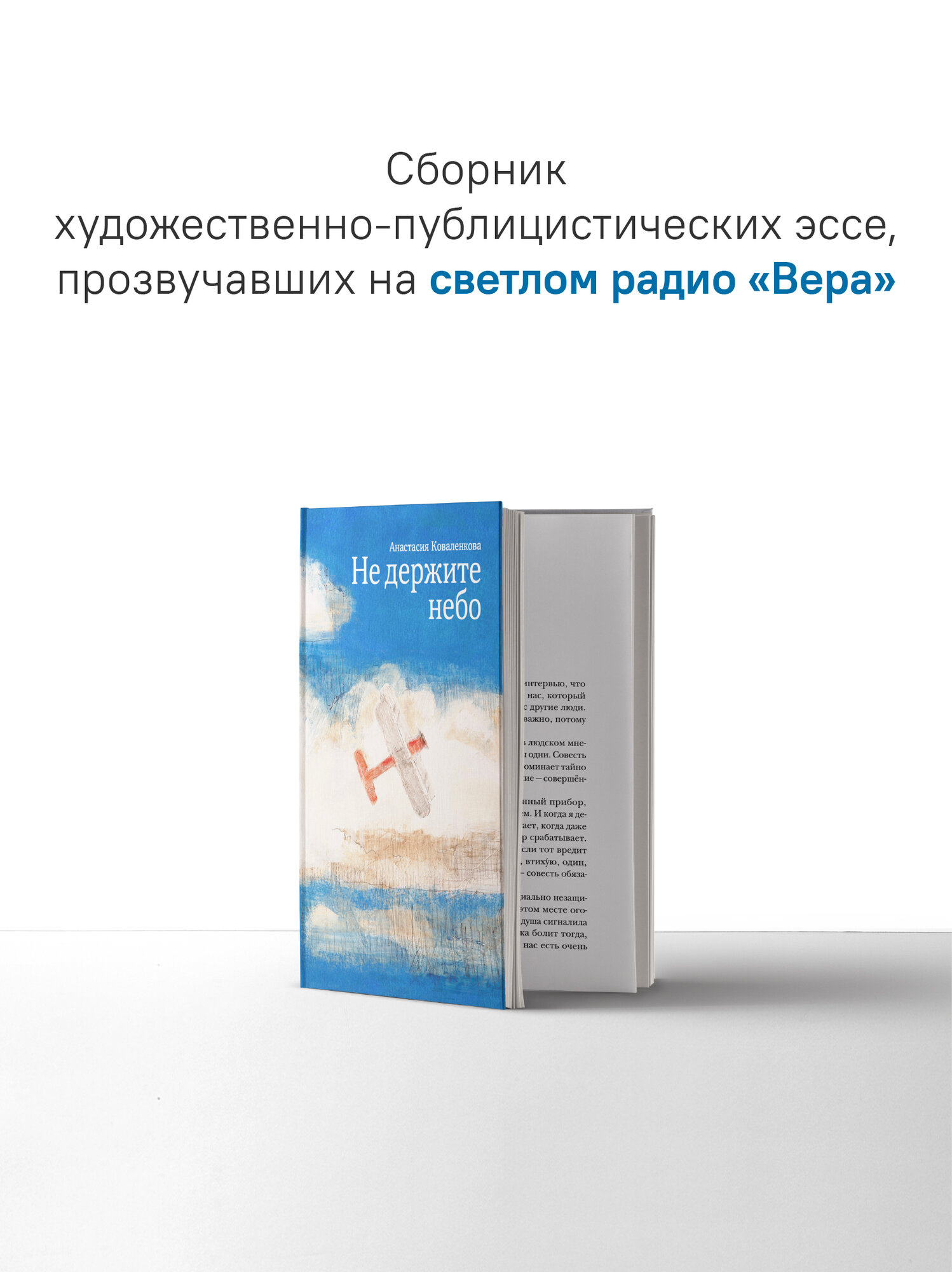 Книга "Не держите небо" Анастасия Коваленкова, твердый переплет, 192 стр. — фото 1