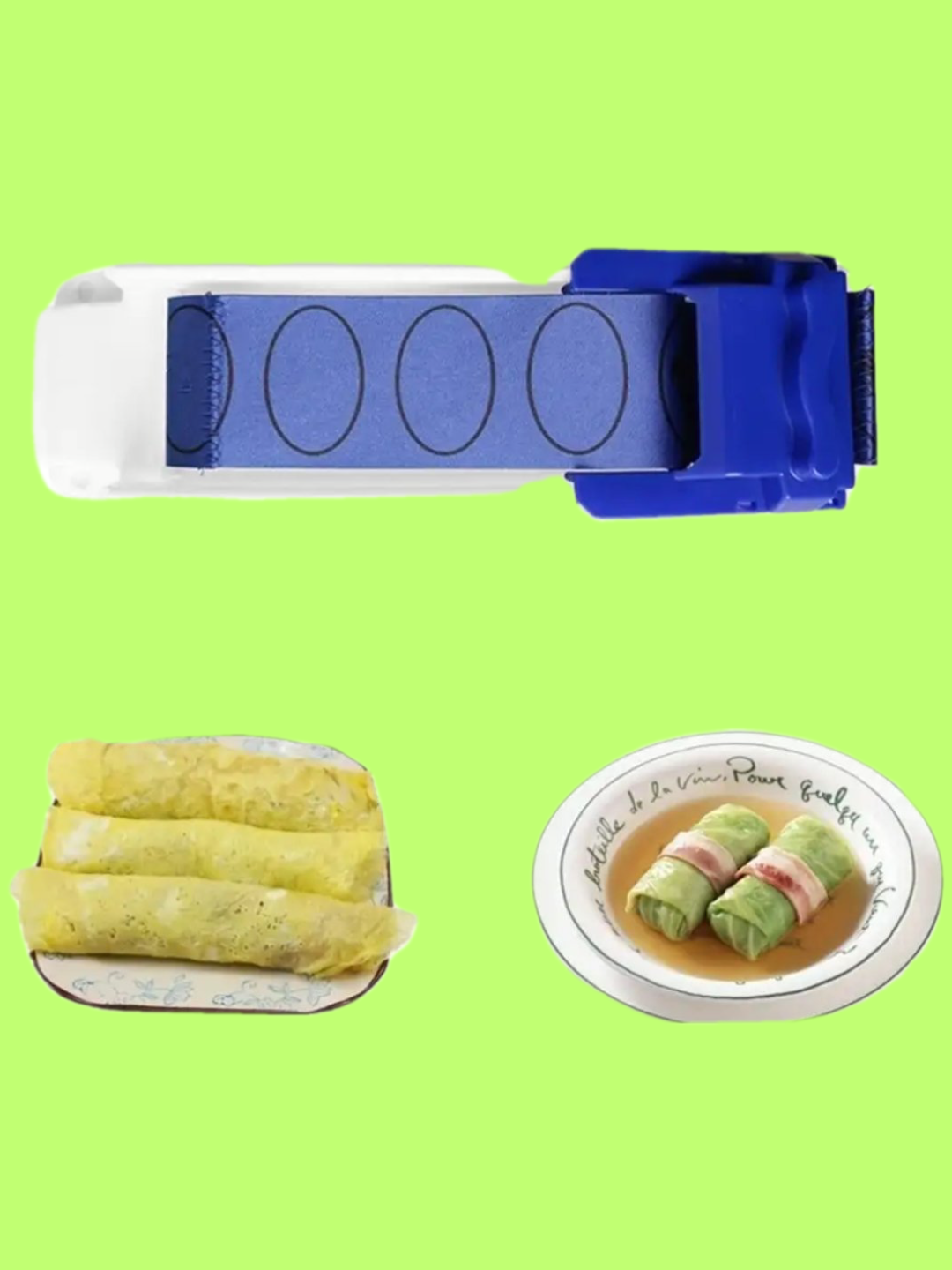 Универсальный долмер — устройство для заворачивания долмы, голубцов и роллов, компактный дизайн — фото 1