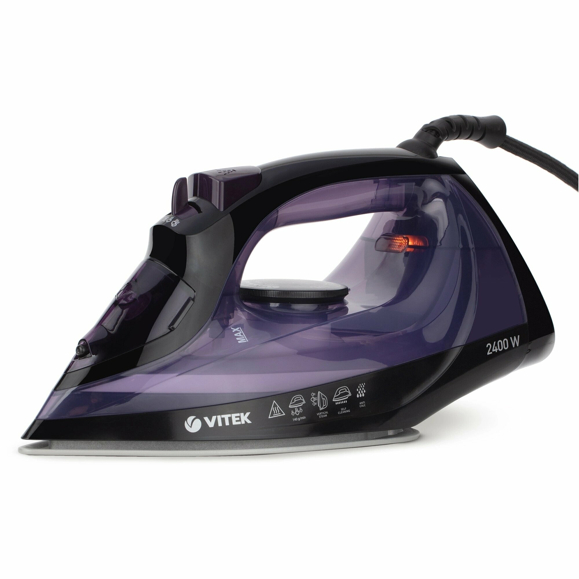 Утюг Vitek VT-8316 черный/фиолетовый