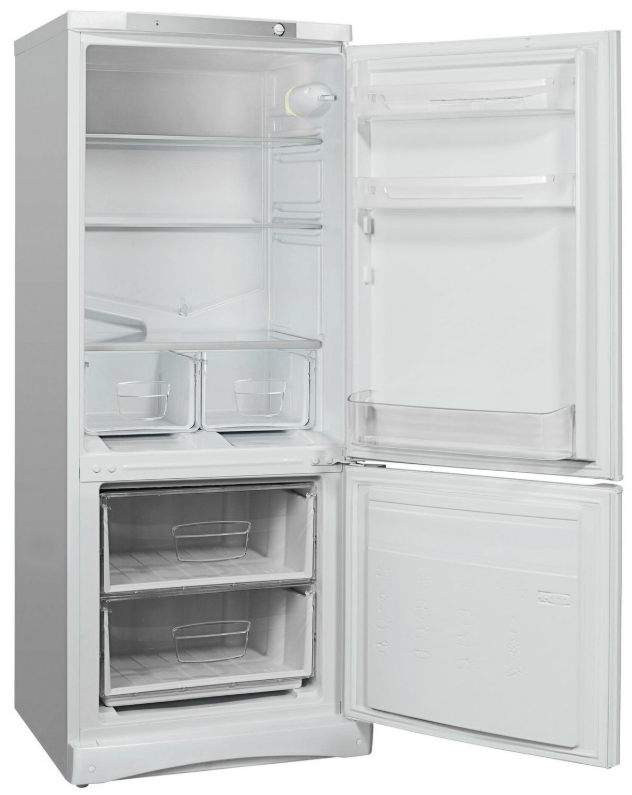 Холодильник Indesit ES15A с нижней морозильной камерой, цвет белый