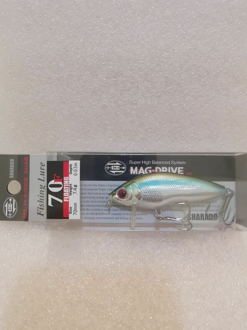 Воблер Sharado MAG-DRIVE 70F WS-N-026 Color 1 (70мм,7,4г.) (F969)(R1183)