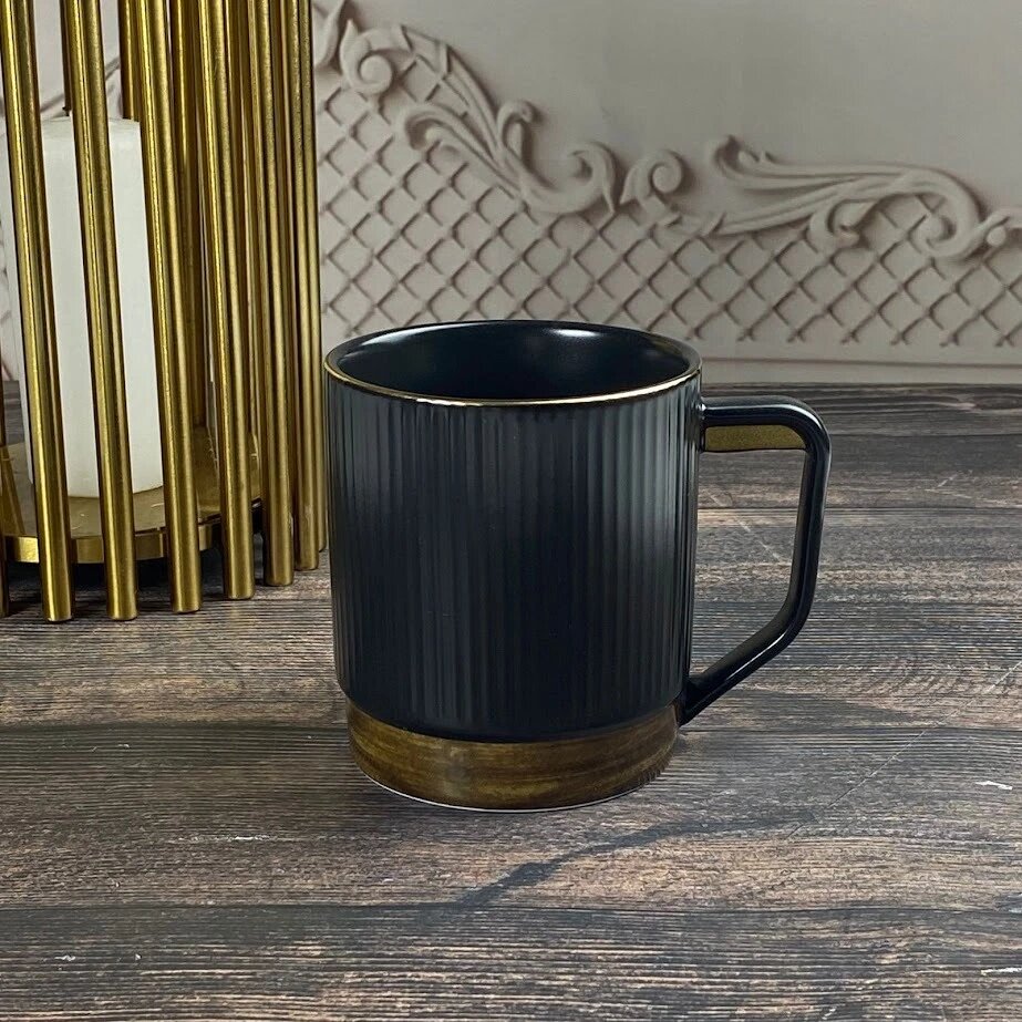 Кружка 420мл WOOD Фарфор 133-385 118-133-385