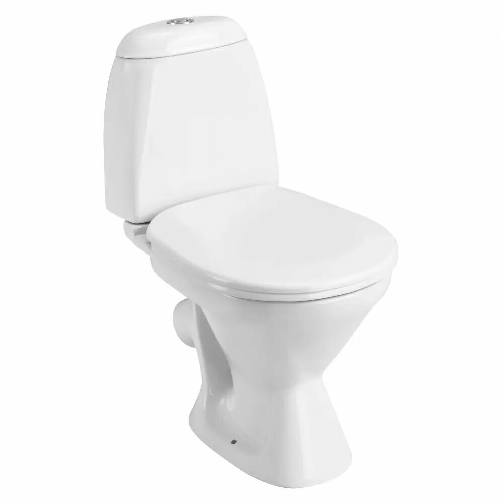 Унитаз компакт Santek Santek Римини с диагональным выпуском эконом- 1 реж полипропилен 1WH111758