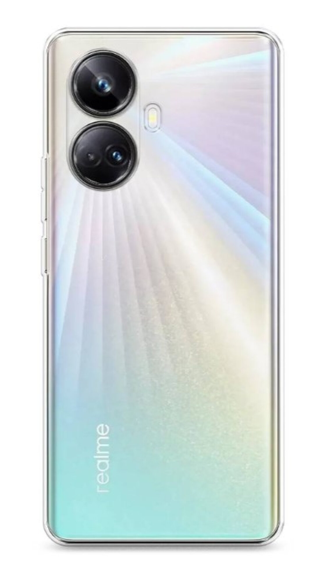 Чехол силиконовый для Realme 10 Pro+ (5G), с защитой камеры, X-CASE, прозрачный