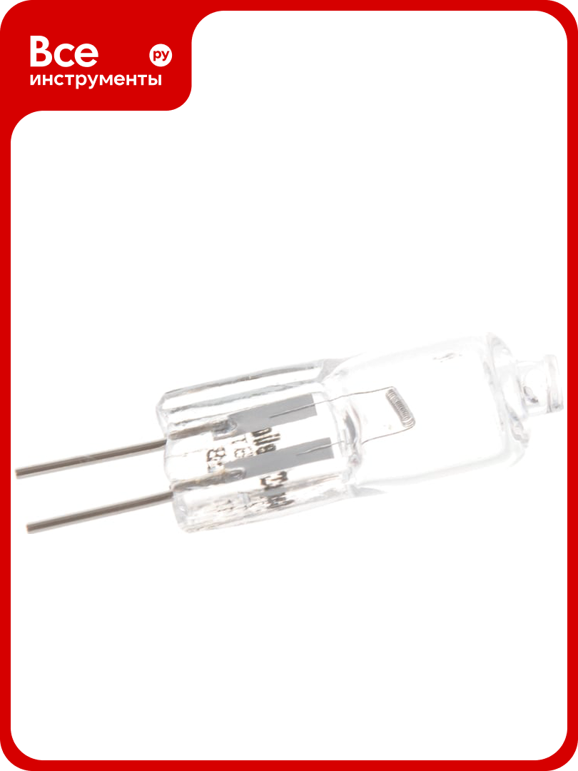 Галогенная лампа без рефлектора JC 20W g4 12V Camelion 1955
