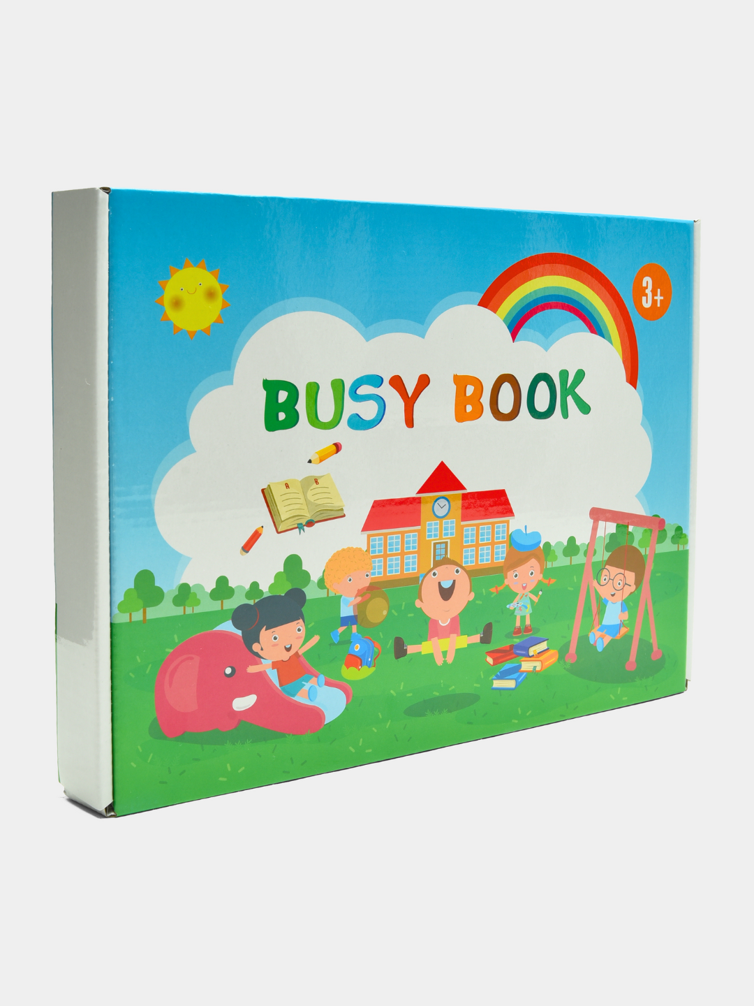 Развивающая книга для детей Busy book, с картинками, 3+