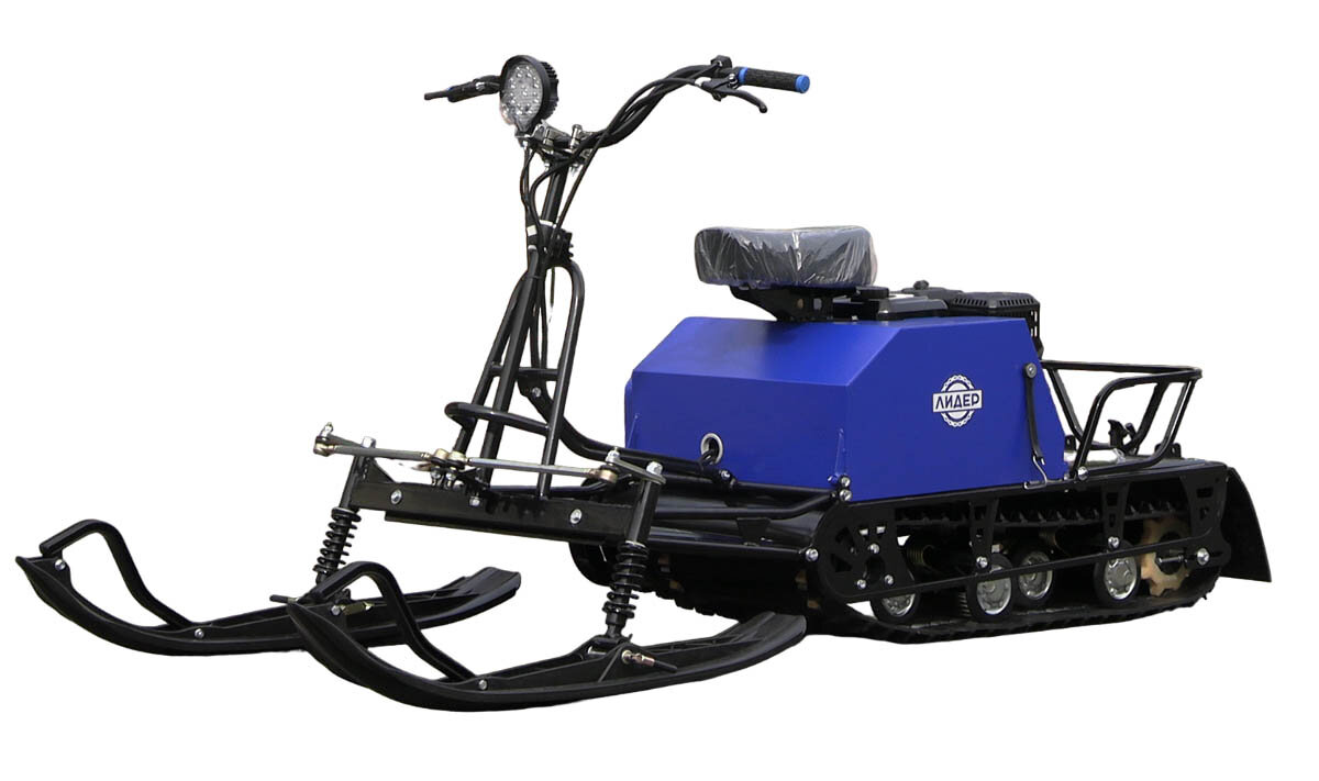 Мотобуксировщик компактный ЛИДЕР СИГМА 2  8  л  с  с рычажным лыжным модулем  вариатор TAV2 40