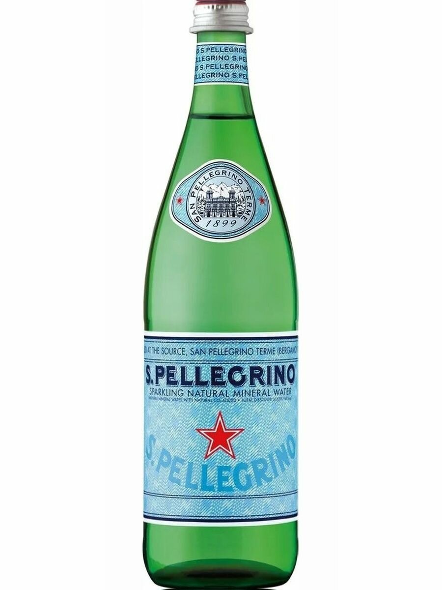 Картинки Вода питьевая минеральная San Pellegrino (Сан Пеллегрино) 0,75л х 12шт, стекло