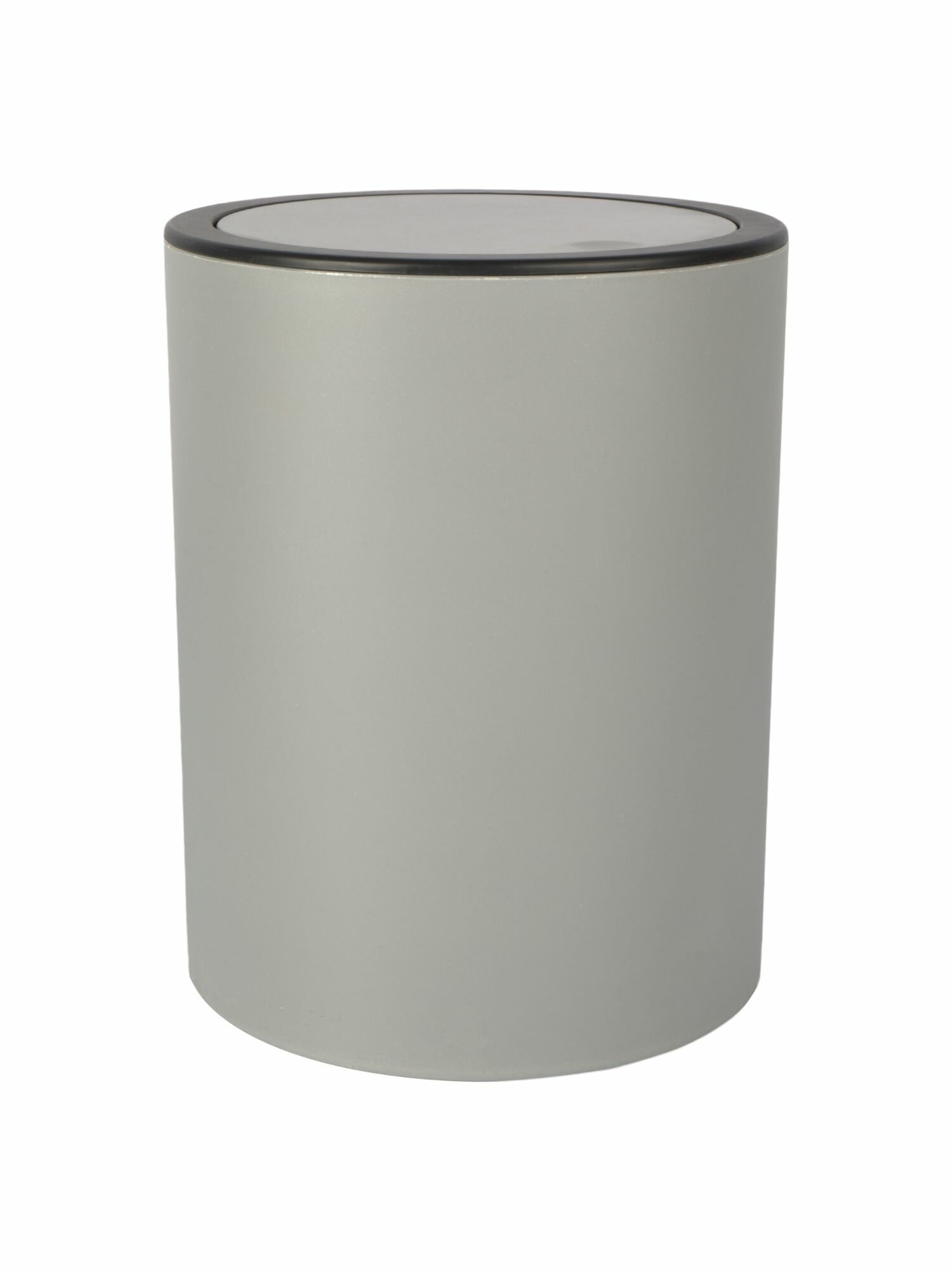 Контейнер для мусора Swensa Lensk Soft SWB-9024GRY 5 л пластик цвет серый матовый