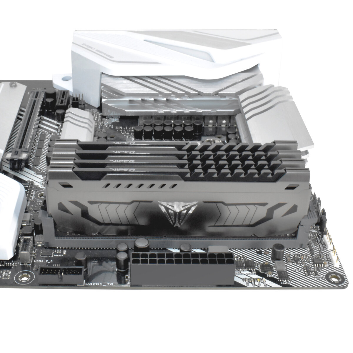 Оперативная память Patriot Viper Steel PVS432G320C6K DDR4 - 2x 16ГБ 3200МГц, DIMM, Ret — фото 1