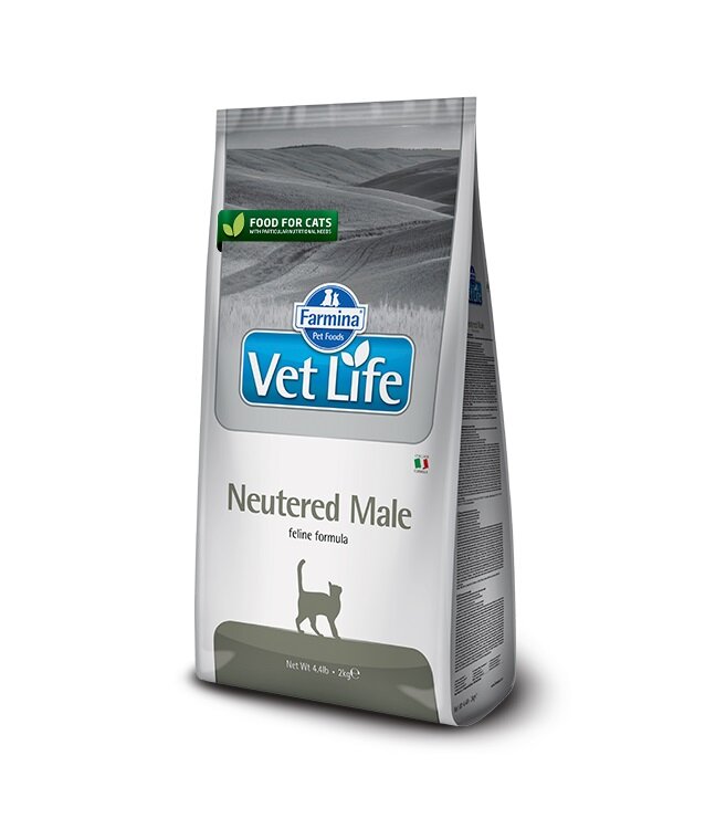Сухой корм Vet Life Cat Neutered Male для кастрированных котов Диетический 2 кг.