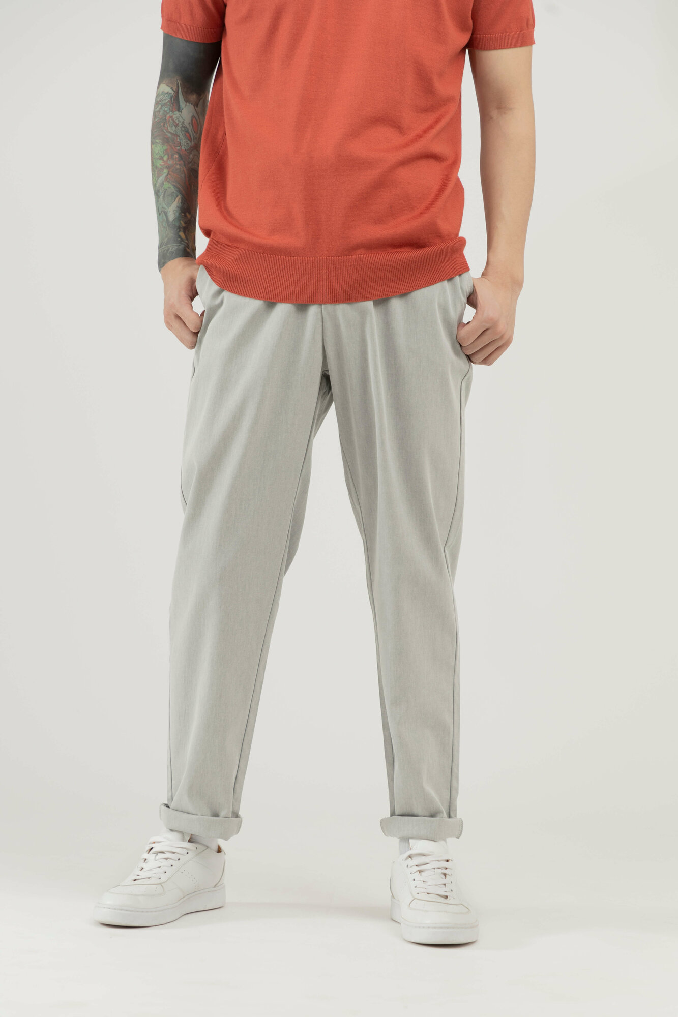 Брюки TERRA PRO, размер 31, grey