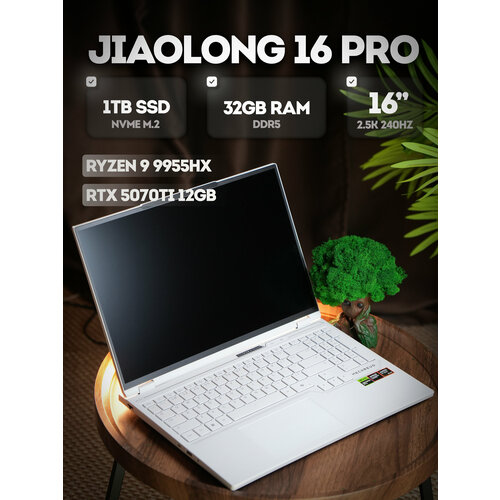MECHREVO "JIAOLONG", 16-дюймовый, процессор AMD Ryzen 9, 32 Гб, 1 Тб