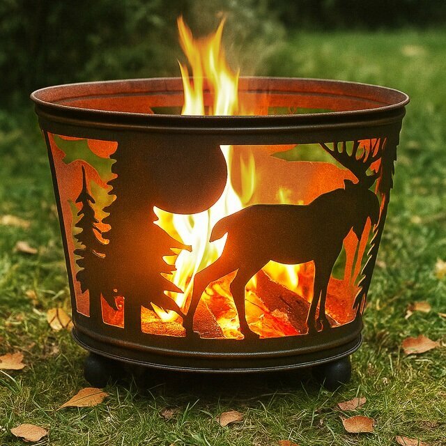 Чаша для костра Лесной Огонек 45 см металл