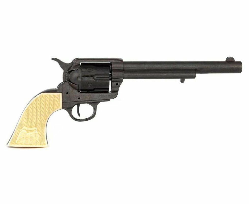 Макет револьвер Colt Peacemaker .45 7 " рукоять под кость (США 1873 г.) DE-1109-N