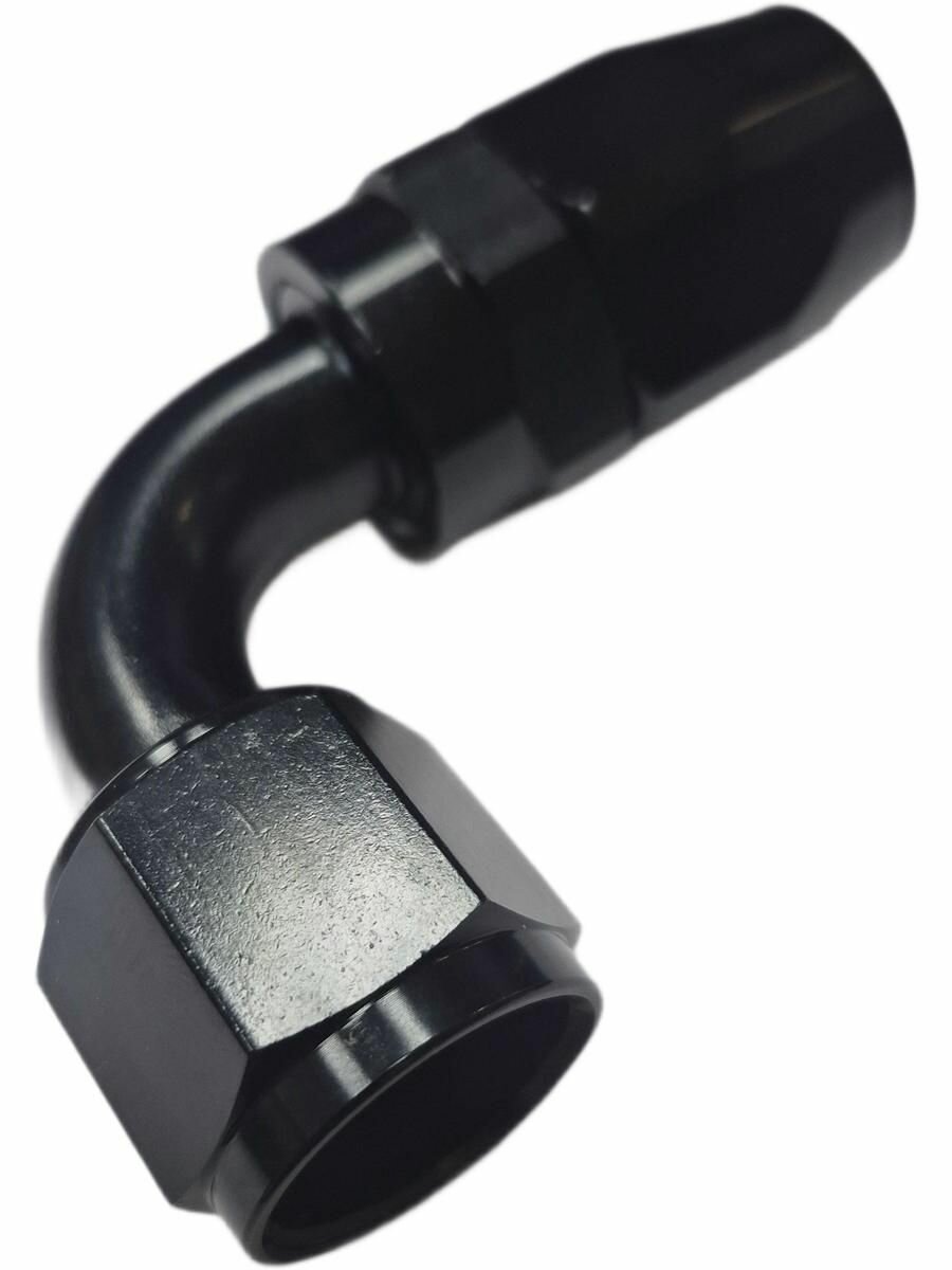 Фитинг AN16 Standard 90 градусов черный