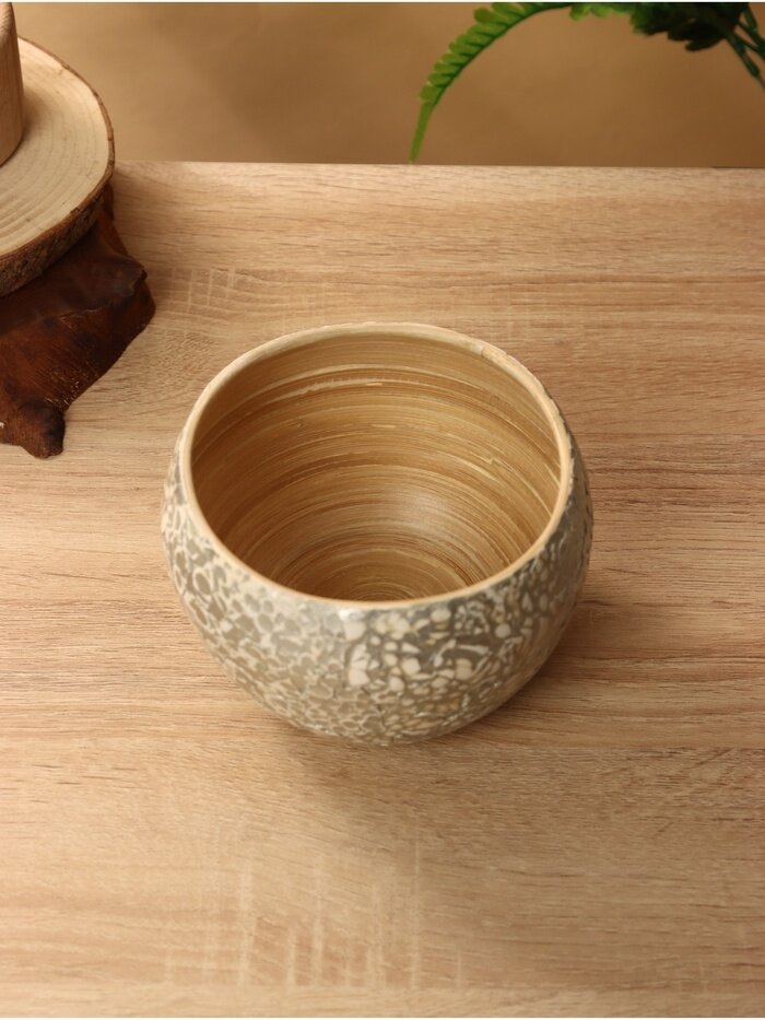 Ваза 15х15х10 см бамбук