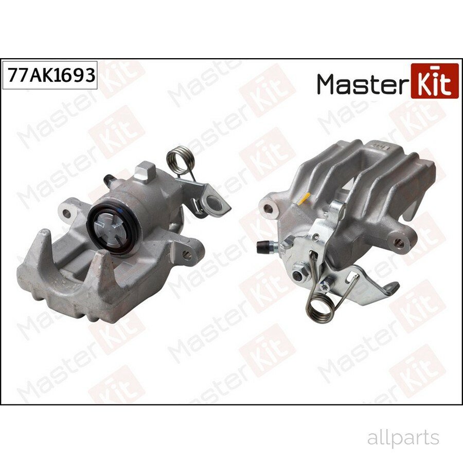 MASTERKIT 77AK1693 77AK1693 Тормозной суппорт зад. прав. Volkswagen POLO (9N_) 2001 - 2012