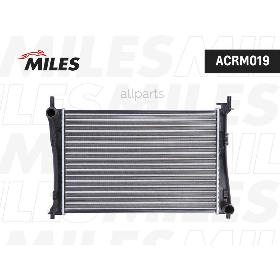 MILES ACRM019 Радиатор FORD FIESTA/FUSION 1.25-1.6 M/T (мех. Сборка) 01-