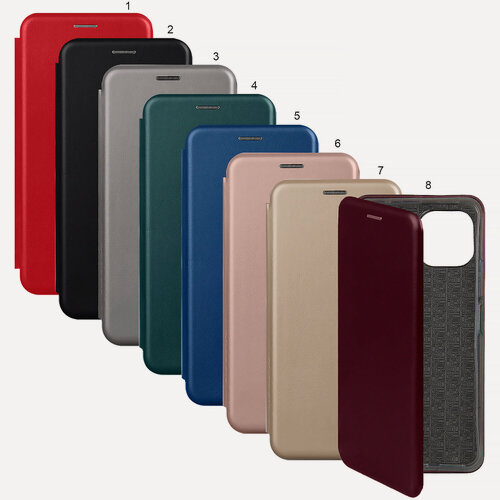 Изображение товара Чехол книжка для Xiaomi Redmi GO с магнитным замком и отделением для карт, синий