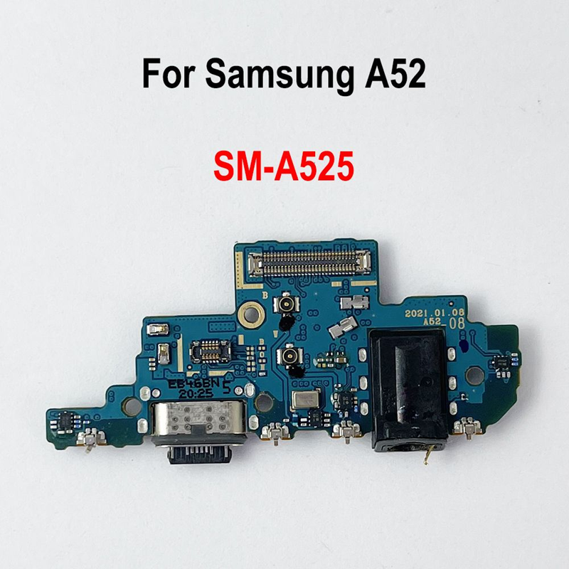 Плата для Samsung Galaxy A52 SM-A525, для замены, разъём зарядки, микро, наушники