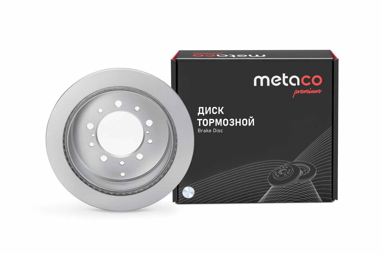 Диск тормозной задний 345 мм, для Тойота Ленд Крузер 200 2008 арт 3060515