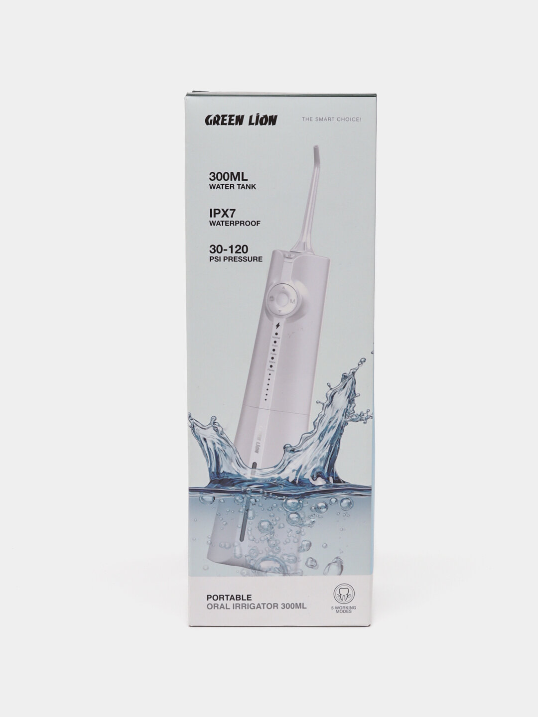 Ирригатор Green Lion Portable, 300ml, IPX7, аккумулятор 1100mAh