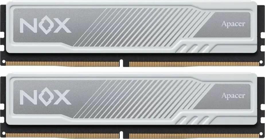 Оперативная память APACER NOX 16GB (8GBx2) DDR4-3200 AH4U16G32C28YMWAA-2 White
