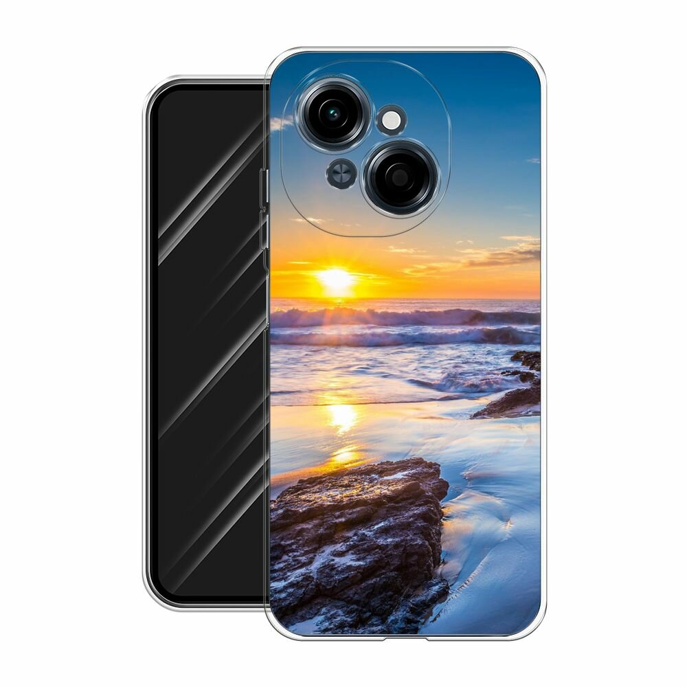 Чехол на Tecno Spark Go 1/Pop 9 / Текно Спарк Go 1/Поп 9 с принтом "Восход 6" — фото 1