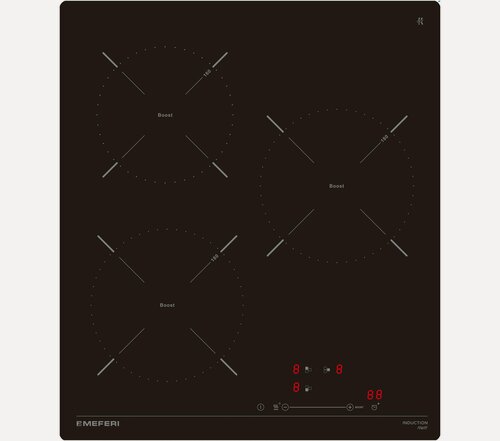 Изображение товара Индукционная варочная панель MEFERI MIH453BK POWER (Модификация 2025 года), 45 см