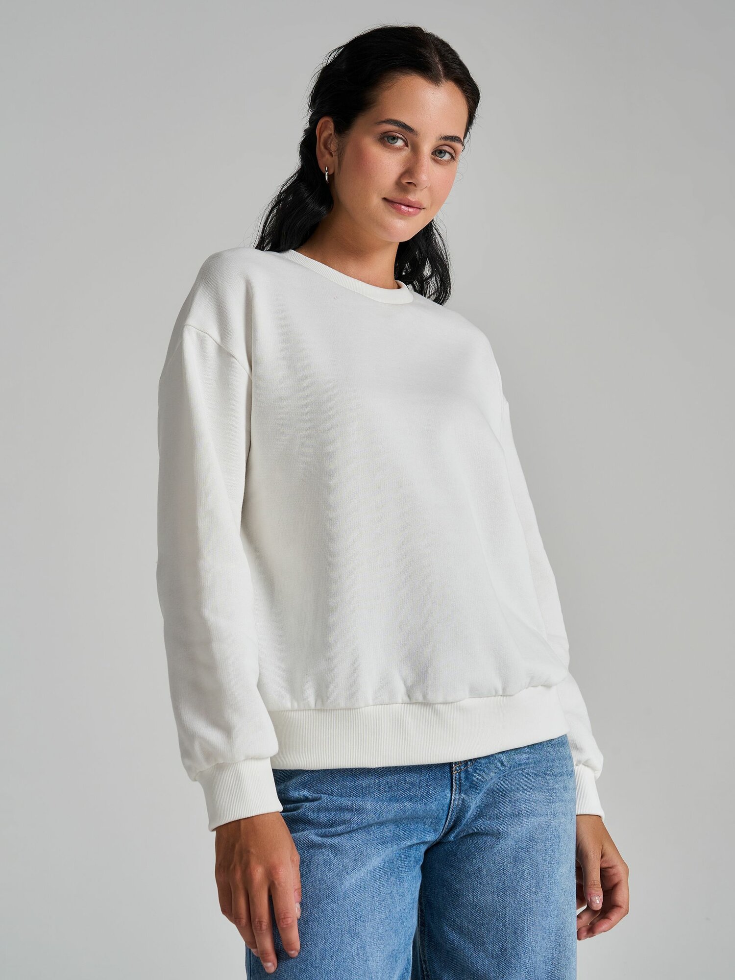 Свитшот ТВОЕ, размер L, , белый — фото 1