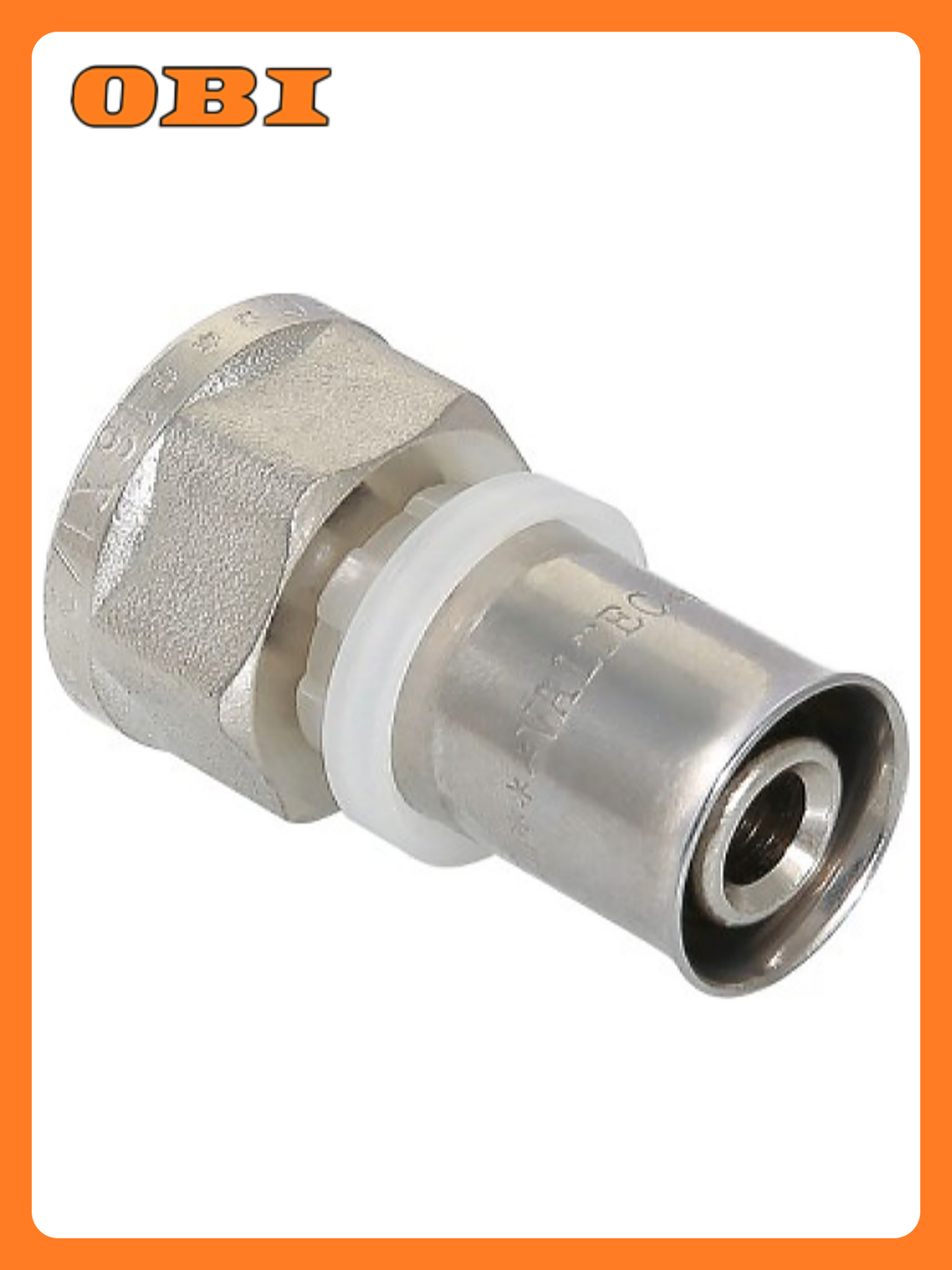 Соединитель латунь никелированный VALTEC VTm.202. N 3/4