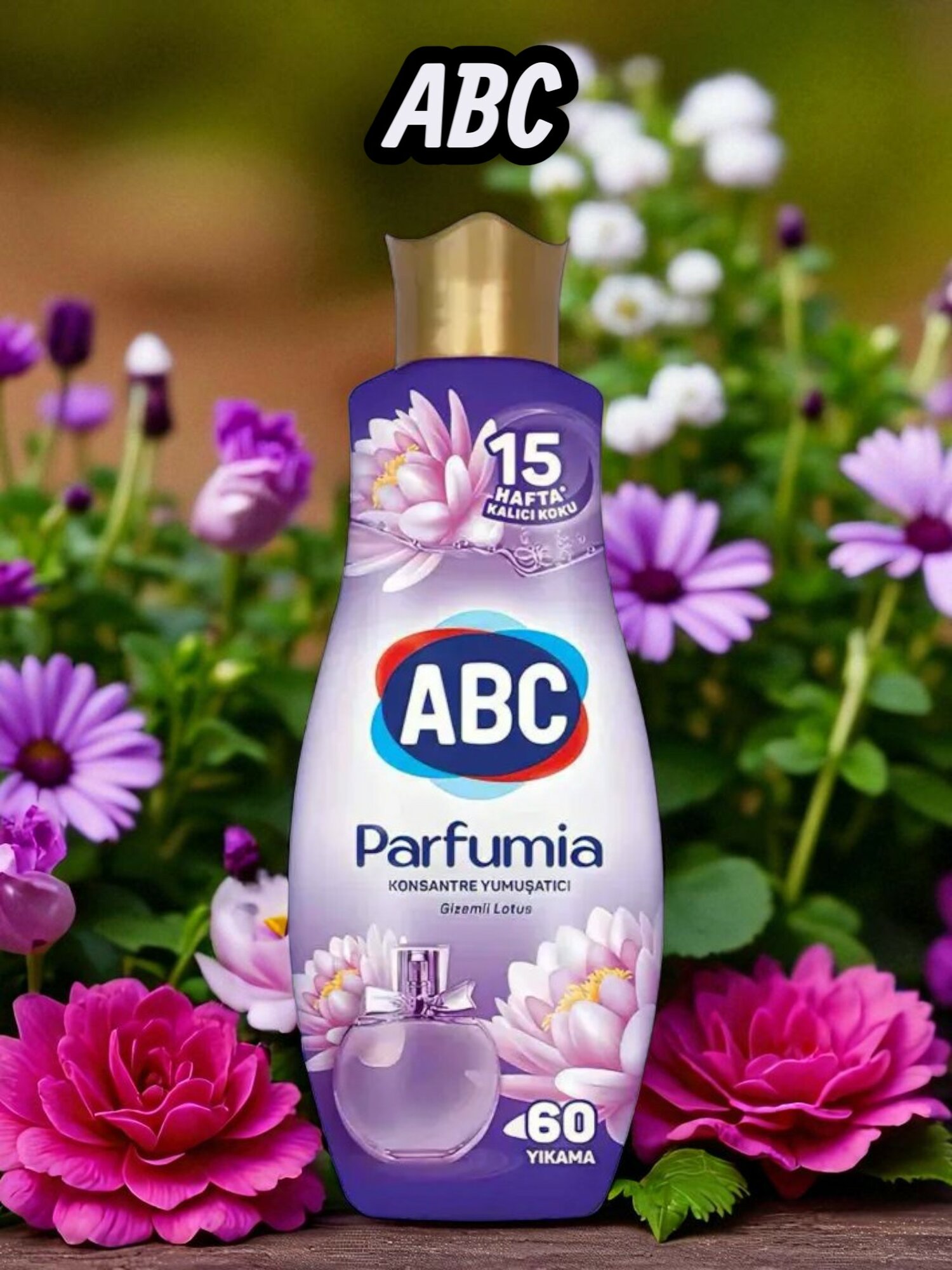ABC Parfumia - Кондиционер для белья концентрат Lotus - Purple (Лотос) 60 стирок, 1440 мл