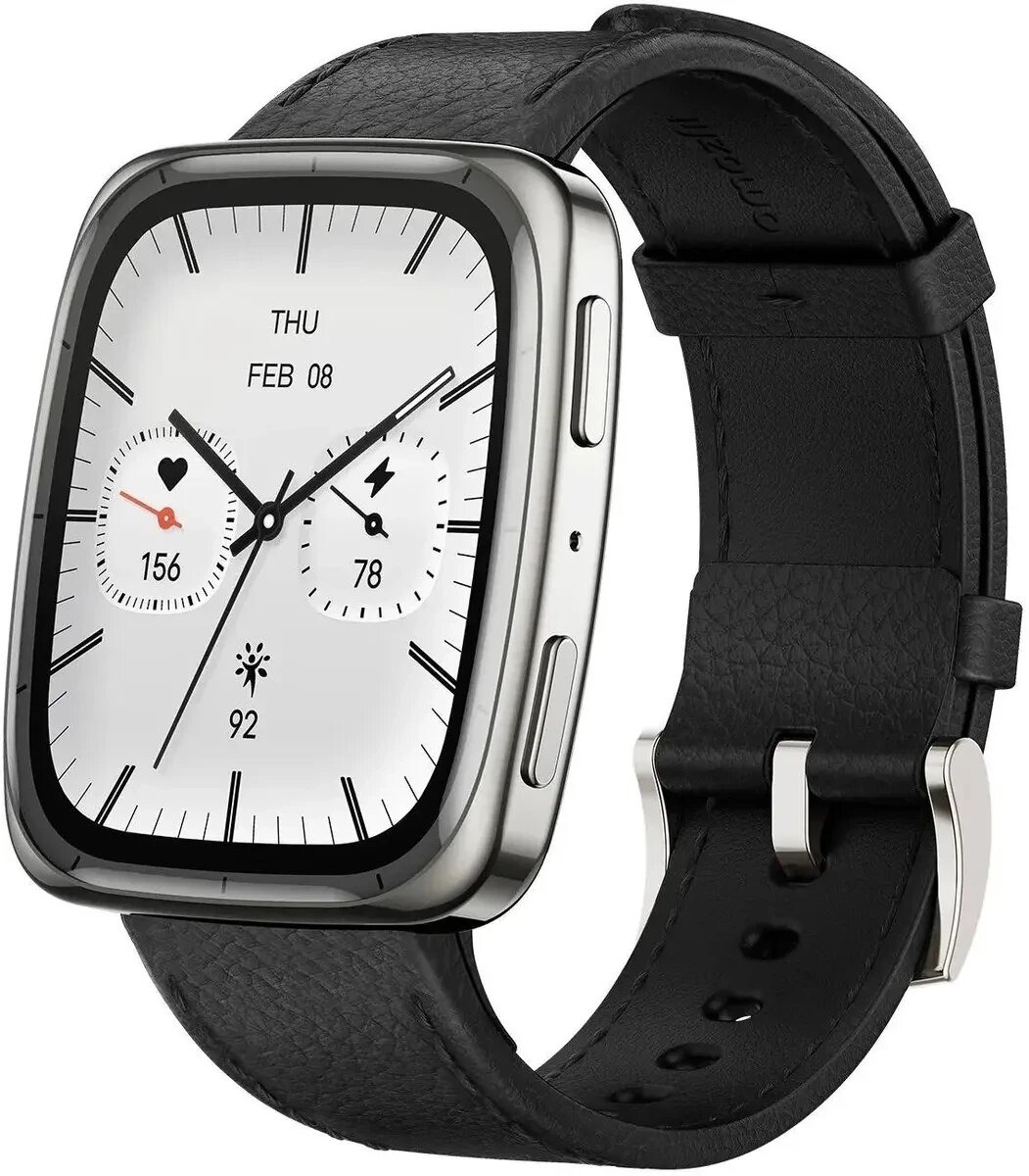 Умные часы Amazfit Active 2 Square Black/Silver (A2440) (6972596108825)